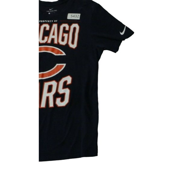 CHICAGO BEARS Shirt Women's Nike Tee Short Sleeve Crew Neck Blue Large - Picture 6 of 11